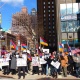 Представители армянской общины Нью-Йорка провели акцию протеста у постпредства Азербайджана в ООН