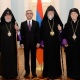 Президент Армении принял трех армянских католикосов