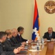 Президент НКР обсудил с руководством Полиции деятельность ведомства