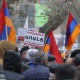 На Площади Свободы в Ереване проходит шествие в поддержку членов группы «Сасна црер»