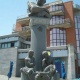 Памятник Тиграну Петросяну в Давидашене (Ереван). Первый памятник шахматисту в мире.  Скульптор Норайр Кагранян