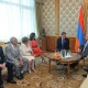 Президент принял семью армянских филантропов Наджарян из США
