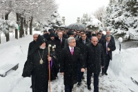 Президент Армении воздал дань памяти воинов, погибших за независимость Родины